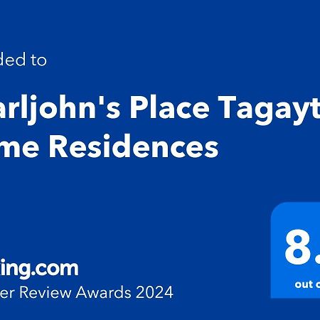 Pearljohn'S Place Tagaytay Prime Residences Tagaytay City Ngoại thất bức ảnh